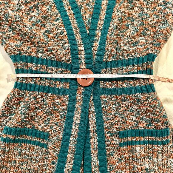 Vintage Adorable Judy Lee Sweater with Front Waist Button Size M - Picture 4 of 9